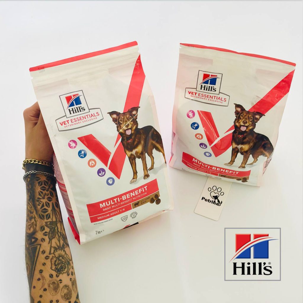 ذای خشک هیلز سگ مولتی بنفیت | طعم بره و برنج | نژاد متوسط و بزرگ - 2کیلو Hill's Vet Essential Adult Medium Multi Benefit