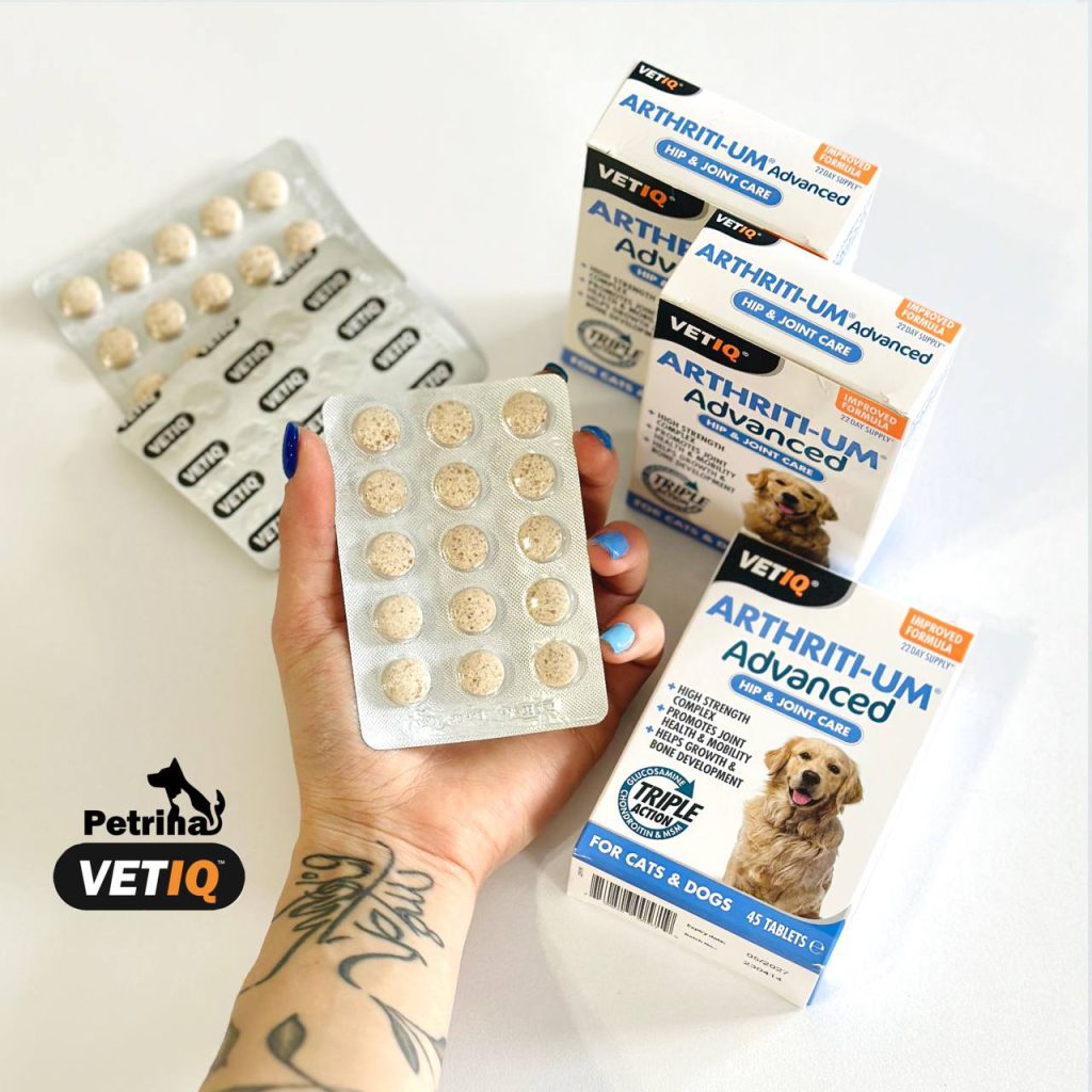 مکمل پیشرفته تقویت مفاصل و غضروف سگ و گربه (45 عدد) | ARTHRITI-UM® ADVANCED VETIQ