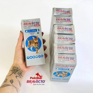 قطره ضد کک و کنه گربه براوکتو پلاس (2/5 تا 6/25 کیلو) | BRAVECTO Plus BRAVECTO Plus for Medium Cat