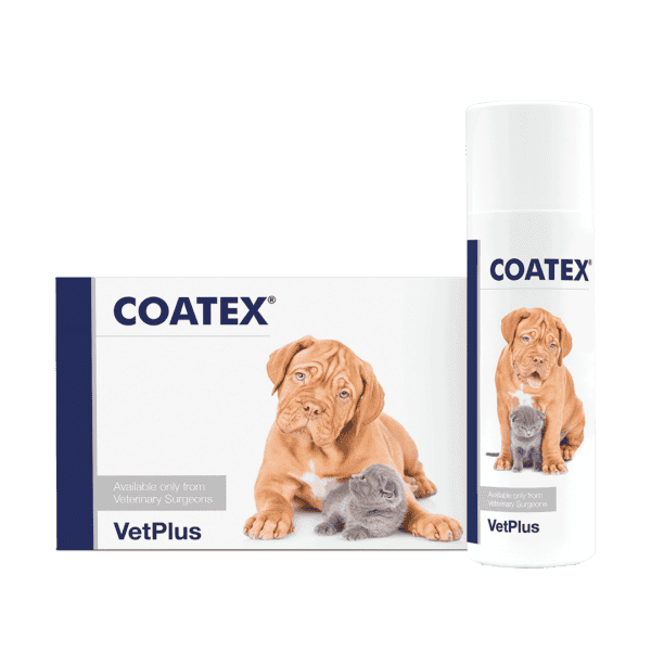 قرص و مکمل پوست و مو سگ و گربه کوتکس وت پلاس Coatex VetPlus