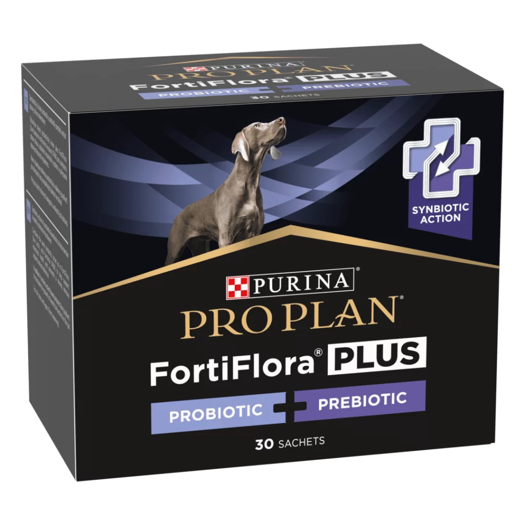 پودر پروبیوتیک و پری بیوتیک سگ از برند پروپلن | Proplan FortiFlora Plus  