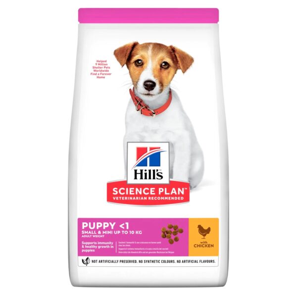 غذای خشک مراقبتی هیلز | رشد توله سگ کمتر از 1 سال | نژاد کوچک | 1/5 کیلوگرم | Hill's Science Plan Small & Mini PUPPY