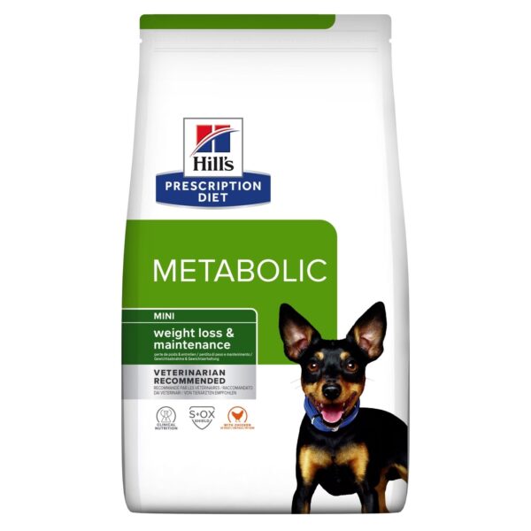 غذای خشک هیلز سگ متابولیک کاهش و کنترل وزن | طعم مرغ | نژاد کوچک 3 و 1 کیلوگرم |