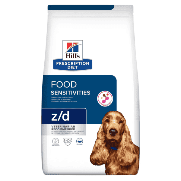 غذای خشک درمانی - رژیمی هیلز سگ | هایپوآلرژیک و حساسیت غذایی| Food Sensitive z/d Dog Food