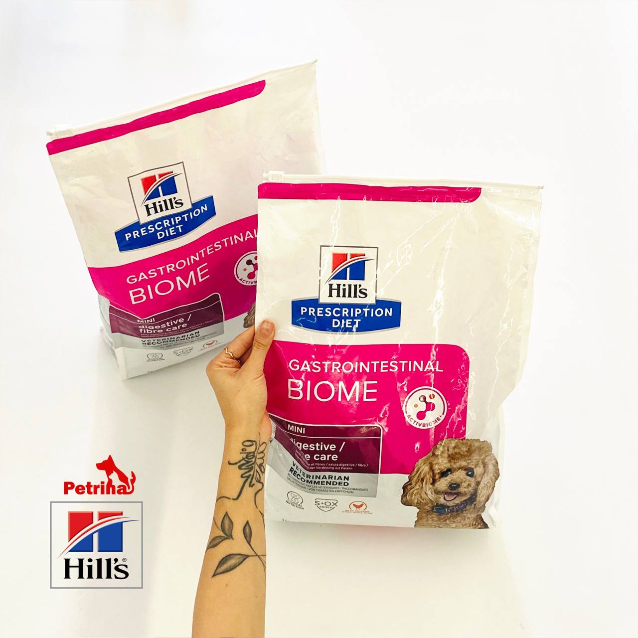 Hill's Prescription Diet Gastrointestinal Biome Mini Dry Dog Food with Chicken Bag غذای خشک هیلز سگ گسترو بایوم Hill's Prescription Diet Gastrointestinal Biome | طعم مرغ | نژاد کوچک و مینیاتوری | 1 کیلو Hill's Prescription Diet Gastrointestinal Biome Mini Dry Dog Food with Chicken Bag