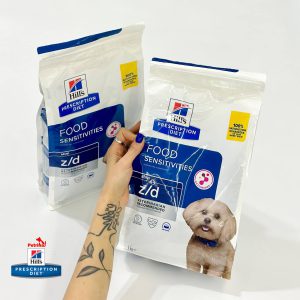 غذای خشک درمانی فود سنسیتیو هیلز سگ Food Sensitive z/d | هایپوآلرژیک و حساسیت غذایی | نژاد کوچک | 1 - 6 کیلوگرم Hill's Prescription Diet z/d Mini Food Sensitivities Dry Dog Food Original Bag