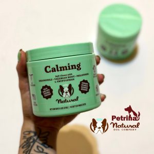 مکمل آرامش بخش و ضد استرس سگ گیاهی و ارگانیک - همه نژادها و سنین | 90 عدد Natural Dog Company Calming