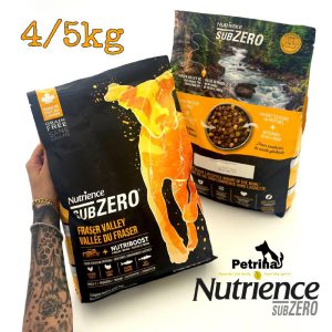 غذای خشک سگ نوترینس سابزیرو گوشت مرغ و بوقلمون | تمامی نژادها | بدون غلات | 4/5 کیلو Nutrience Grain Free Subzero Fraser Valley