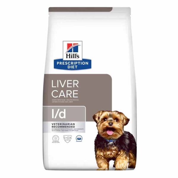 غذای خشک درمانی هیلز سگ کبد (لیور کر) | همه نژادها | Hill's PRESCRIPTION DIET Liver Care l/d Dog Food