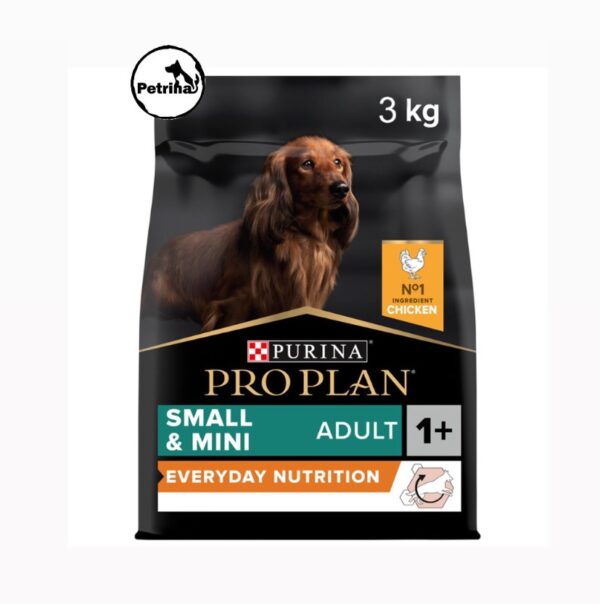 غذای خشک سگ پروپلن برای مصرف روزانه | نژاد کوچک و بالغ | Everyday Nutrition ‏ProPlan Adult Small Mini