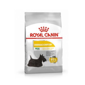 غذای خشک مراقبتی سگ رویال کنین مدل مینی درماکامفورت | نژاد کوچک | 3 کیلوگرم | Royal Canin Mini Dermacomfort