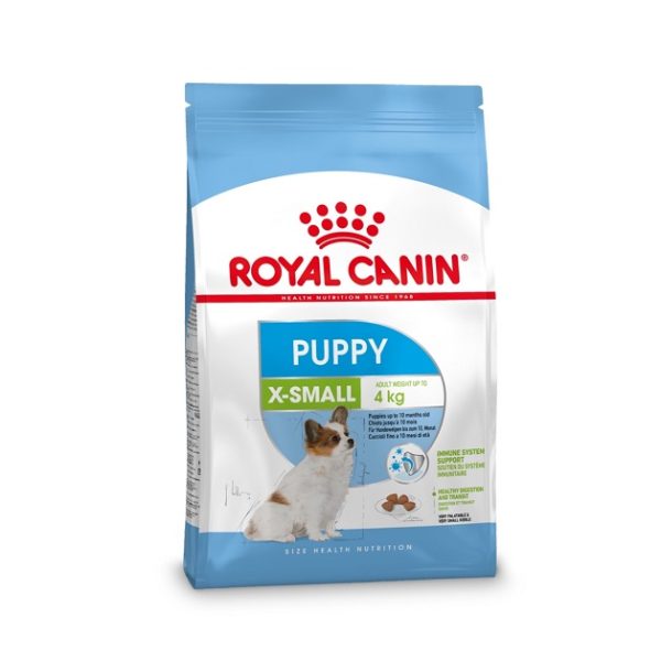 غذای خشک رویال کنین مخصوص توله سگ (پاپی) | نژاد کوچک و مینیاتوری | 1/5 کیلوگرم | X-SMALL Royal Canin Puppy