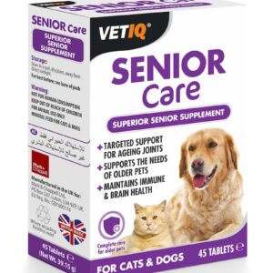 مکمل تقویت کننده و ویتامین برای سگ بالای 6 سال و مسن | VetIQ® Senior Care