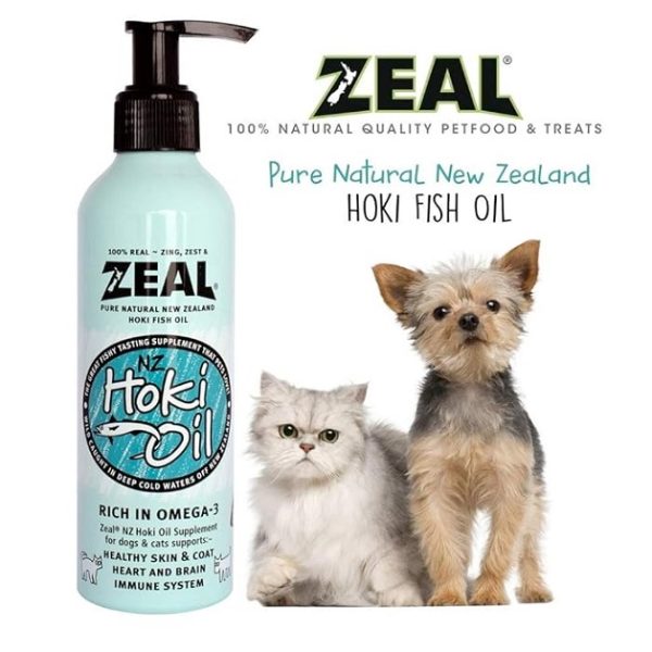 روغن ماهی هوکی زیل مخصوص سگ و گربه | ZEAL Hoki Oil