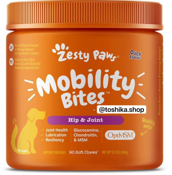 مکمل و مولتی ویتامین تقویت کننده مفاصل و غضروف سگ |Zesty Paws Mobility