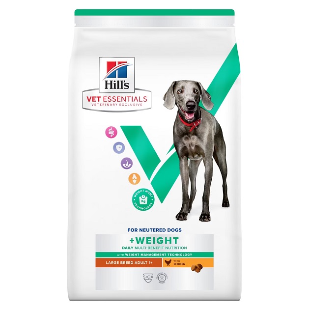 غذای خشک هیلز مخصوص سگ بالغ و عقیم شده | نژاد بزرگ 12 کیلوگرم | Hill's Vet Essential NEUTERED Large