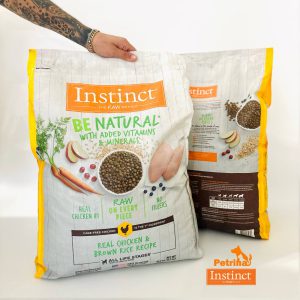 غذای خشک سگ اینستینکت بی نچرال گوشت مرغ بدون قفس (آمریکایی) | 11/5 کیلو | INSTINCT® BE NATURAL INSTINCT® DOG FOOD BE NATURAL REAL CHICKEN & BROWN RICE RECIPE
