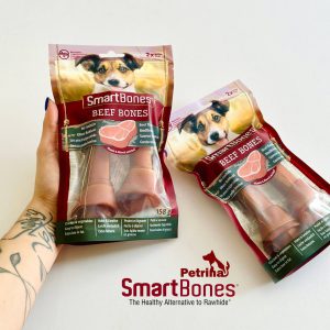 تشویقی دنتال سگ اسمارت بونز با طعم گوشت (2 تکه بزرگ) | Smart Bones Beef 1 تشویقی دنتال سگ اسمارت بونز با طعم گوشت (2 تکه بزرگ) | Smart Bones Beef