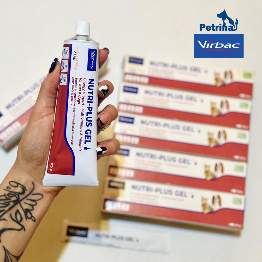 نوتری ژل پلاس برند ویربک | Virbac Nutri-plus Gel|مولتی ویتامین ریکاوری سگ و گربه Virbac Nutri-plus Gel for Dogs and Cats- 120g