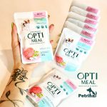 پوچ سگ OptiMeal با گوشت گوساله و کرن‌بری | تقویت سیستم ایمنی | 100 گرم Сomplete сanned pet food for adult dogs with beef and cranberry in jelly