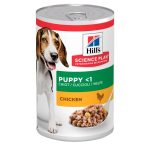 کنسرو هیلز مخصوص رشد توله سگ طعم مرغ 370 گرم | HILL'S SCIENCE PLAN Puppy Food with Chicken