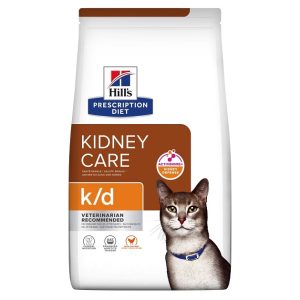 غذای خشک هیلز درمانی - رژیمی مخصوص گربه بالغ مراقبت از کلیه (کیدنی کر) | طعم مرغ | Hill's PRESCRIPTION DIET Kidney Care k/d Cat Food