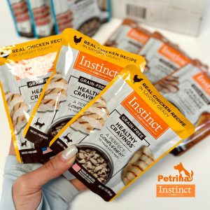 پوچ گربه اینستینکت بدون غلات با گوشت مرغ INSTINCT® CAT FOOD HEALTHY CRAVINGS REAL CHICKEN RECIPE