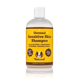 شامپو ملایم با عصاره جو دوسر برای پوست‌های حساس (هایپوآلرژیک) | مورد تایید دامپزشکی و کاملا طبیعی | Sensitive Skin Oatmeal Shampoo