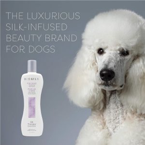 شامپو سفیدکننده و براق کننده سگ بایوسیلک | BioSilk for Dogs Silk Therapy Whitening Shampoo
