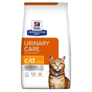 غذای خشک هیلز درمانی گربه بالغ مراقبت از مثانه طعم مرغ | Urinary Care c/d Multicare Cat Food