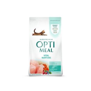 پوچ بچه گربه OptiMeal با مرغ | تقویت سیستم ایمنی | 85 گرم