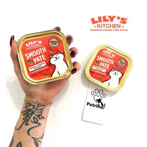کنسرو گربه لیلیز کیچن با سالمون، مرغ و میگو | طبیعی و بدون غلات | 85 گرم Lily's Kitchen Salmon & Chicken Paté(85g)