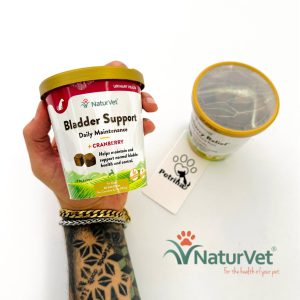 مکمل تقویتی سلامت مثانه و مجاری ادرار سگ نچر وت | 100% طبیعی | 60 عدد NaturVet BLADDER SUPPORT SOFT CHEWS for Dogs