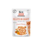 پوچ گربه بالغ بریت با فیله مرغ | بدون غلات | 85 گرم | Brit Care Cat Pouch CHICKEN