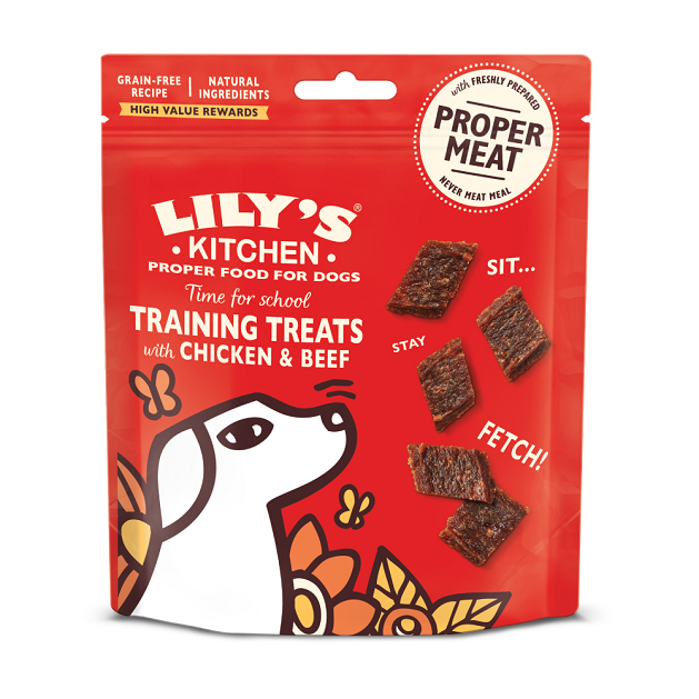 تشویقی آموزشی سگ لیلیز کیچن با مرغ و بیف | طبیعی و بدون غلات | LILIY's KITCHEN Training Treats