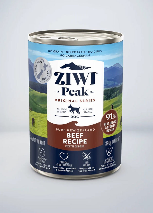 کنسرو سگ ZIWI گوشت بیف نیوزیلندی 390 گرم | ZIWI Canned Wet food