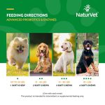 مکمل تقویت گوارش و پروبیوتیک سگ نچر وت | 100% طبیعی | 120 عدد | NaturVet® ADVANCED PROBIOTICS & ENZYMES
