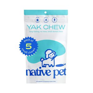 تشویقی دنتال سگ YAK CHEW غنی شده با پروتئین شیر یاک | Native Pet