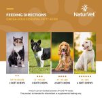 مکمل تقویت پوست و موی سگ و گربه امگا گُلد نچر وت | 90 عدد | NaturVet® OMEGA-GOLD