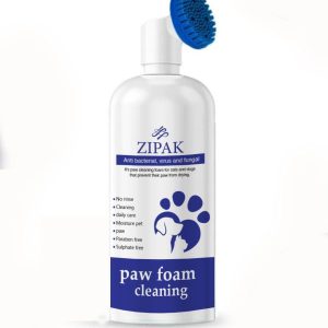 فوم شستشوی پنجه سگ و گربه زیپک (بدون نیاز به آبکشی) | Zipak Paw Foam Cleaning