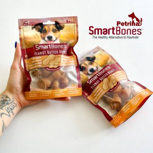 تشویقی دنتال سگ اسمارت بونز با طعم کره بادام زمینی و مرغ - گرهای (8 عدد) | SmartBones Peanut Butter Sticks 1 تشویقی دنتال سگ اسمارت بونز با طعم کره بادام زمینی و مرغ - گره ای (8 عدد) | SmartBones Peanut Butter Sticks