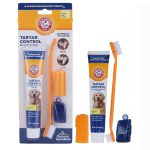 ست خمیر دندان سگ (آنزیمی) طعم موز و نعنا | Arm & Hammer