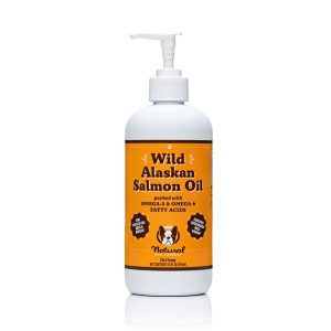 روغن ماهی سالمون آلاسکا | ۱۰۰٪ طبیعی | مخصوص سگ و گربه | همه نژادها و سنین | Natural Dog Company Salmon Oil