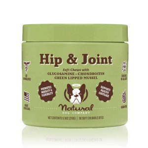 مکمل تقویتی مفاصل و غضروف سگ | طبیعی و ارگانیک - همه نژادها و همه سنین | Hip And Joint Natural Dog Company