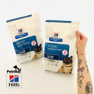 غذای گربه هیلز فود سنسیتیو درمانی حساسیت غذایی | Food sensitivities z/d Hill's Prescription Diet Food sensitivities z/d Dry Cat Food Original