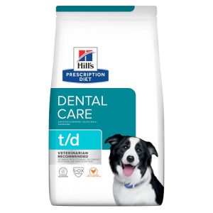 غذای خشک درمانی هیلز سگ دنتال کر | نژاد بزرگ | Hill's PRESCRIPTION DIET Dental Care t/d
