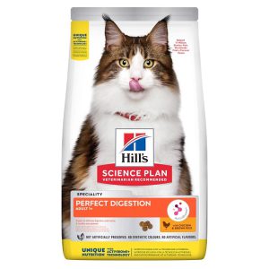 غذای گربه هیلز پرفکت دایجسشن (مراقبتی گوارش) 1/5 کیلو | Hill's Science Plan Perfect Digestion