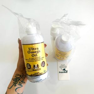 روغن ماهی اولترا امگا سگ Natural Dog Company Ultra Omega Oil | ترکیبی از روغن‌های بذر کتان، ماهی پولاک آلاسکا، ماهی سالمون | 100% طبیعی و خالص Natural Dog Company Ultra Omega Oil for Dogs
