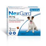 قرص ضد کک و کنه سگ نکس گارد NexGard مناسب 4 تا 10 کیلو