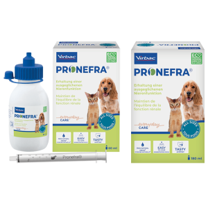 مکمل غذایی مراقبت از کلیه سگ و گربه Pronefra از برند Virbac | همه نژادها | 60 ml